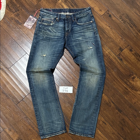 NWT Cult Of Individuality SAMPLE Rebel Straight Selvedge Denim Jeans C238